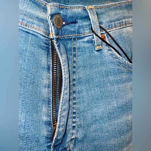 RARE LEVI’S 505 Cool Regular Cropped Denim Jeans - Picture 8 of 8